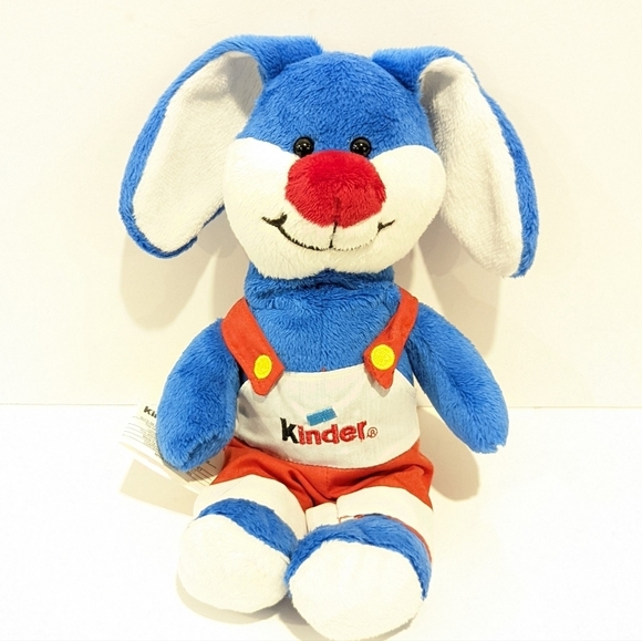 2/$20 Kinder Surprise blue bunny plush - Picture 1 of 7